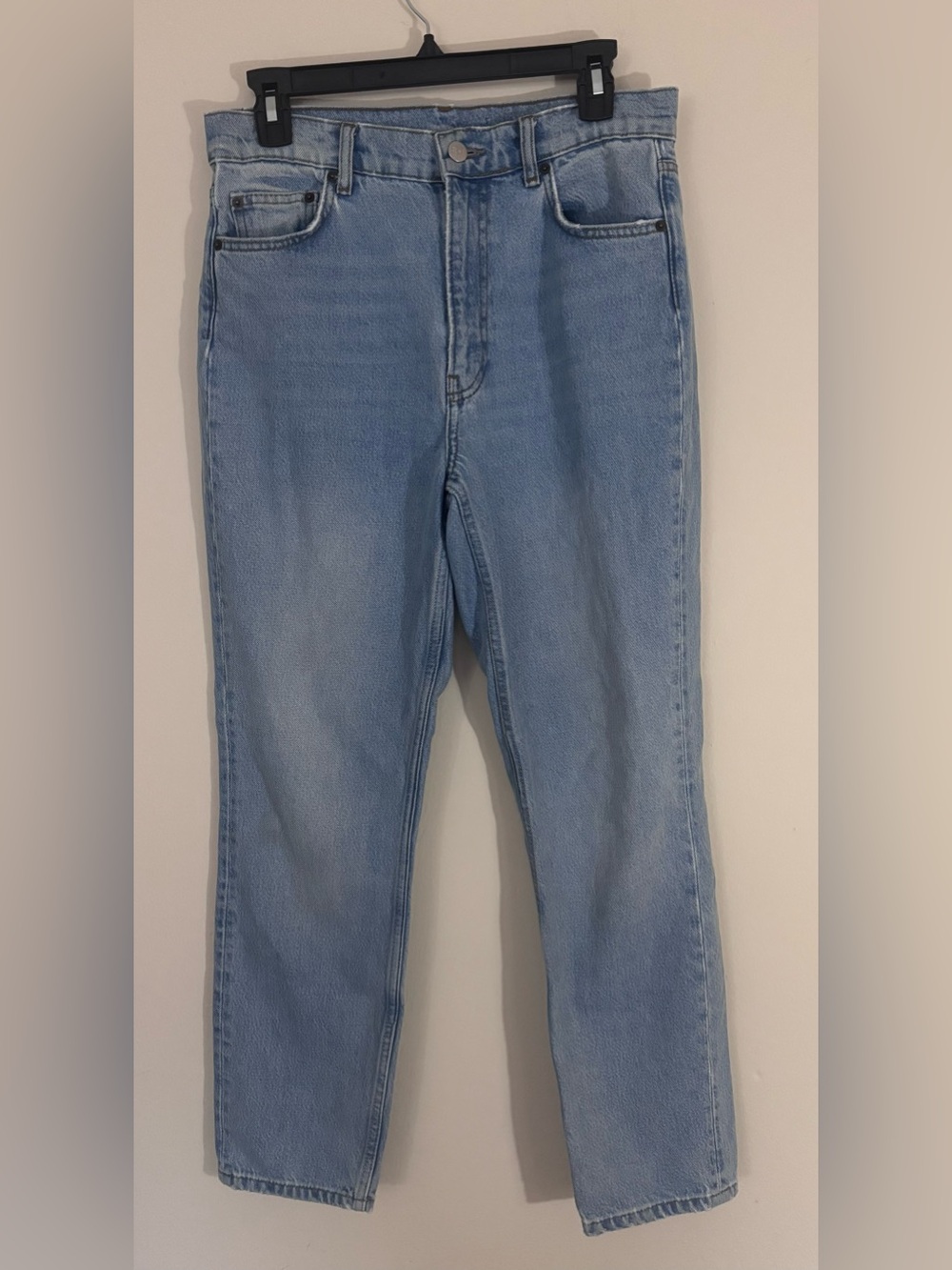 Reformation Jeans High Rise Straight Leg Tahoe Light Wash Size 27